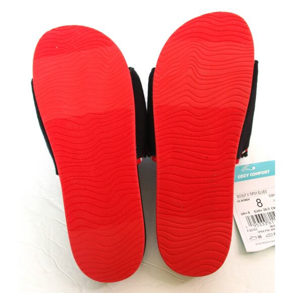 New REEF Scout X Tipsy Elves Get Lit Christmas Sandals Women 8 - Picture 8 of 10